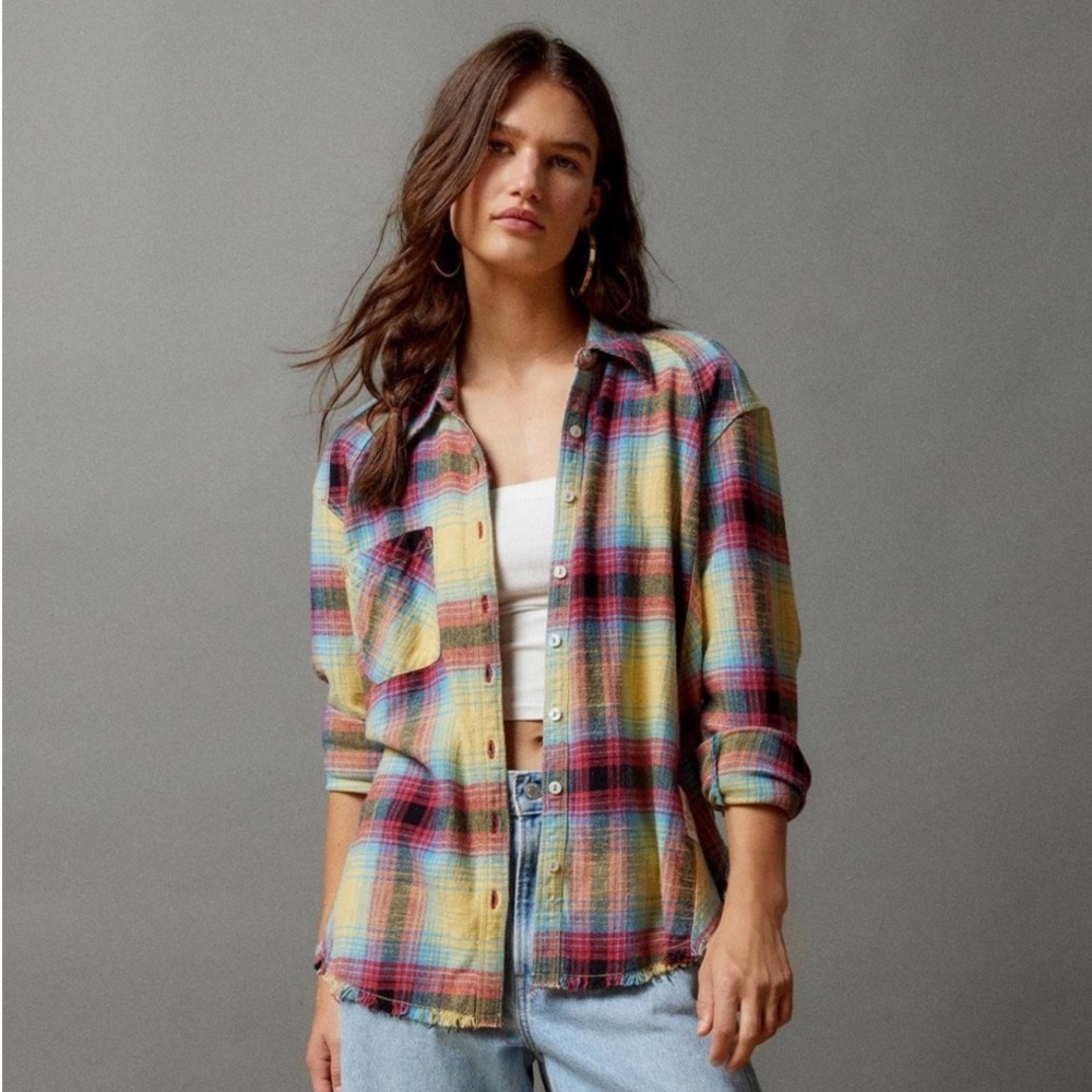 UO Brixton Flannel Button-Down Shirt